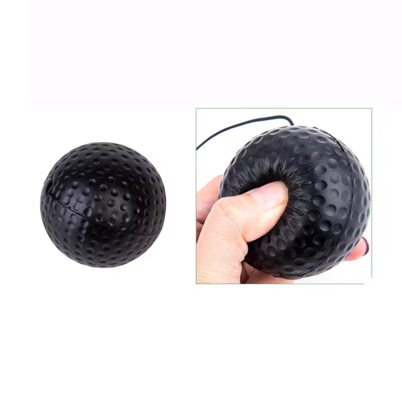 Boxing Speed Ball Head-Mounted PU Punch Ball MMA Sanda Training Hand Eye Reaction Home Sandbag Fitness Boxing Equipment